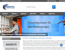 Tablet Screenshot of industriepumpen.net